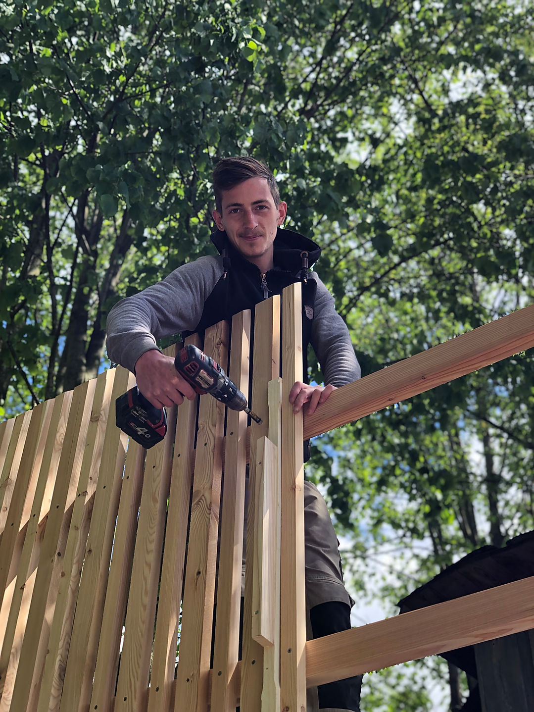 Franz Frauscher bei der Arbeit