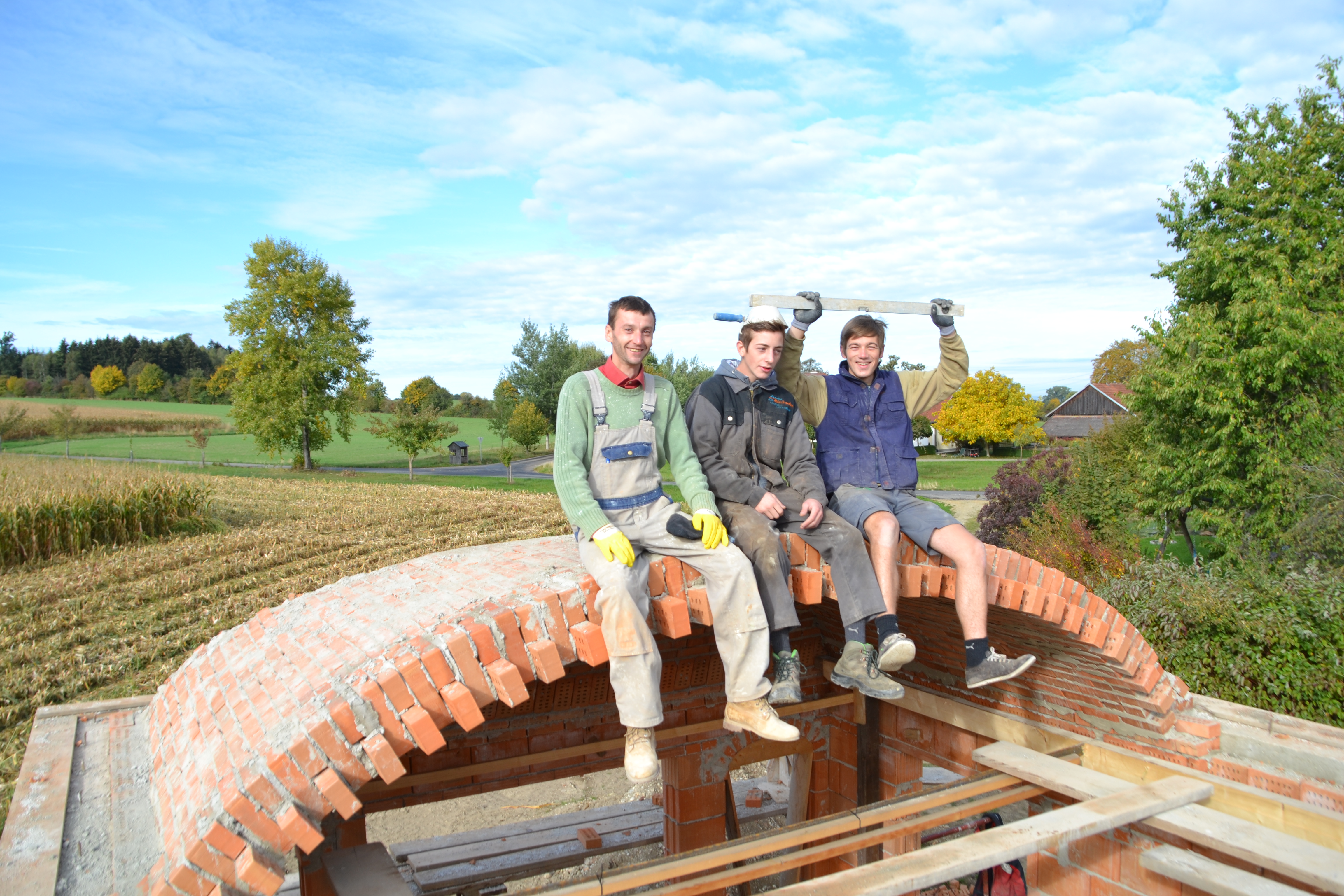 Team auf der Baustelle